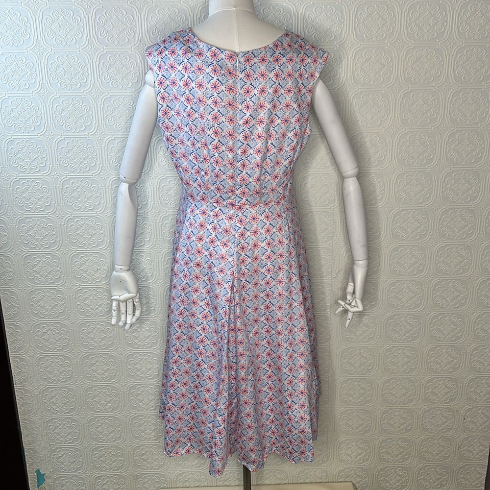 Joules Pink and White Floral Dress - Picture 6 of 13